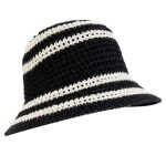 Women's Crochet Bucket Hat - Brown