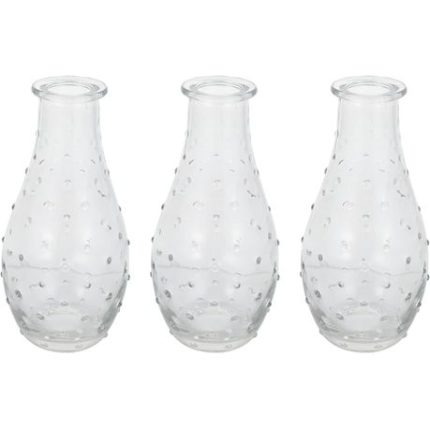 Clear Terrarium Glass Vase (14cm)- Set Of 3