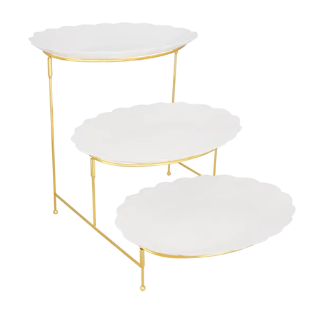 s-pdpxl 3 Tier Chip & Dip Serving Platters - Image 1