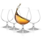 Transparent Crystal Brandy Glass - Set Of 4