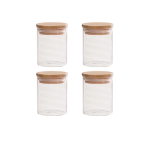 4 Mini Snack Preserving Storage Jars