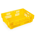 Stackable and Nestable Vented Meat Crate