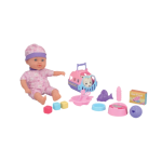 Baby Cutie Drink & Wet Baby Doll & Pet Set - 30cm