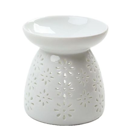s-pdpxl Large White Aroma Oil Burner - Image 1