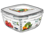Square Glass Storage Container 750ml- Set Of 2