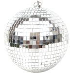 20/30cm Mirror Disco Ball for Disco Silver Light Glitter Ball Dj Party Bar - 20 cm