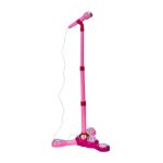 Microphone Stand With Light & Music Pink