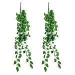 2 Pieces Artificial Green Leaves 100cm