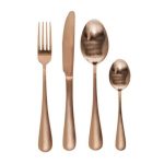 Rose Gold Stainless Steel Cutlery Set ( 24 Piece Pack)