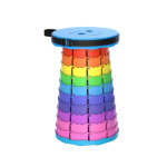 Mobile Folding Telescopic Stool