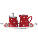 Aluminium Milk & Sugar Set - 3-Piece