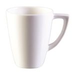 Cafe Triangular Mugs - 300ml - 4 Pack