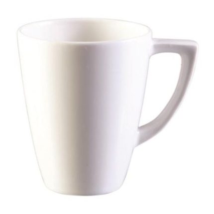 Cafe Triangular Mugs - 300ml - 4 Pack