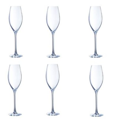 C&S Grands Cepages Flute Glass 240ml - Set of 6
