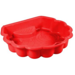 Play Sand & Pool Pit For Kids (Red) Sand not included