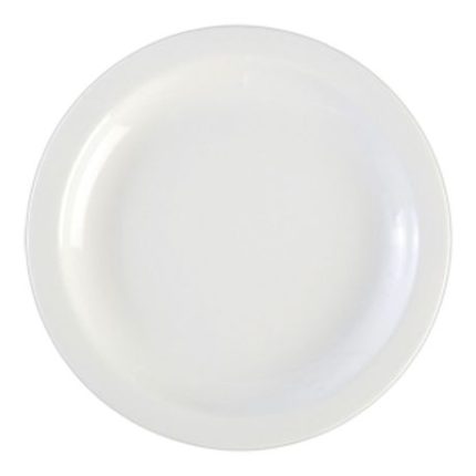 Elegant White Blanco Dinnerplates-23cm - 12 Pack
