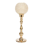 Gold Crystal Ball Candle Holder - 60cm