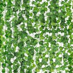 24 Strands Artificial Leaves Plants Vine Hanging Garland Wall Decor A