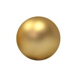 Matt Christmas Baubles - 80mm (Pack of 6) - Orange