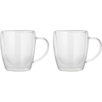 Double Wall Glass Mug - Set 2 Piece