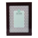 Bulk Pack x 4 Picture-Frame Plastic Mahogany Look 20x25cm
