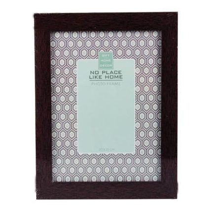 Bulk Pack x 4 Picture-Frame Plastic Mahogany Look 20x25cm