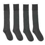 2 Pack Grey School Socks - Shoe 4 to 7