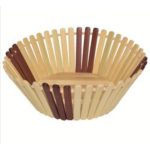 Wooden fruit bowl