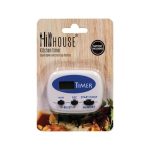 Kitchen Timer - Kitchen Accessories - Digital - Battery Operated - White