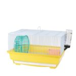 Hamster Cage with Dish, Wheel & Bottle