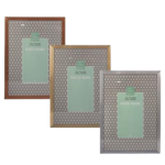 Set Of 3 Picture Frame Pl Metallic 20x25cm Assorted