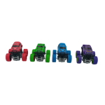 Mini Monster Trucks - Set of 4