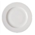 Plates 6pc Broad Rim Porcelain Polaris - Continental China - 27 cm