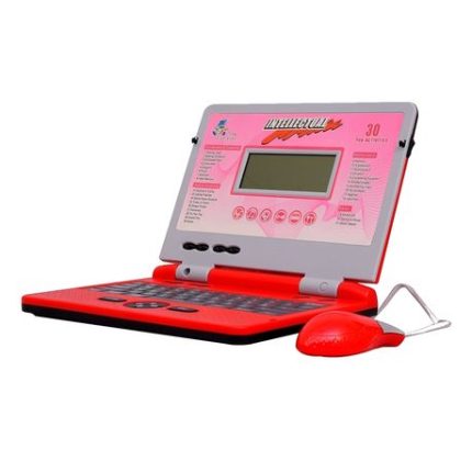 Intellectual Laptop with 30 Fun Activities for Kids - Pink