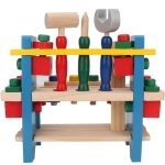 Kids Puzzle Combine Tools Nuts Sets Wooden Educational Toys Playset