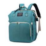 Multi-Functional Nappy Bag & Bed - Green