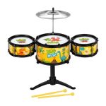 Kids Dinosaur Drum Set with Cymbal and Drumsticks