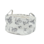 Oval Printed Bugs Utility Kids Storage Container ( 20x30x41cm)