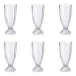 Milk Shake Glass 6pc 300ml 17.5x7.5cm Classic