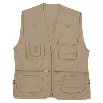 Outdoor Fishing Vest - Khaki - S