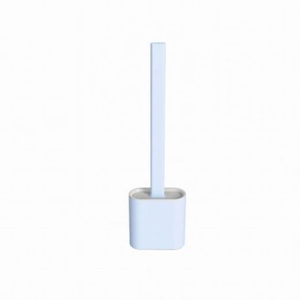 Toilet Brush With Toilet Brush Holder Silicone - Green