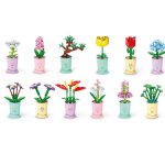 Kids Play and Pretend Flower Pot Planting Building Block