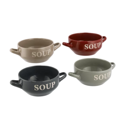 Natural Soup Bowl - Set Of 4