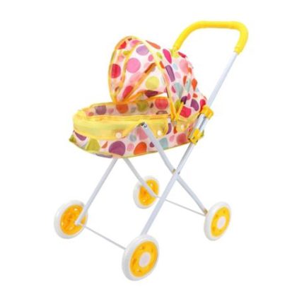 Lovely Baby Doll Pushchair Stroller - Yellow