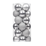 Christmas Decor Balls - Silver