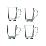Tempered Clear New Morning Espresso Coffee Mug - Set Of 4 - 0.22 L