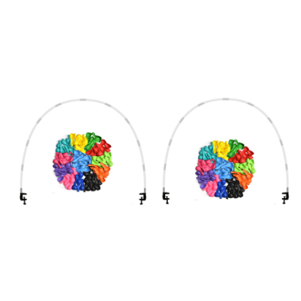 Table Balloon Archs with 20 Various Balloons