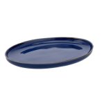 Reactive Glaze Oval Platter - Green