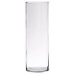 Transparent Cylinder 60cm Vase