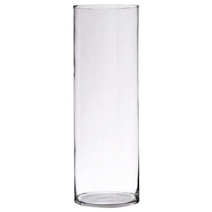 Transparent Cylinder 60cm Vase
